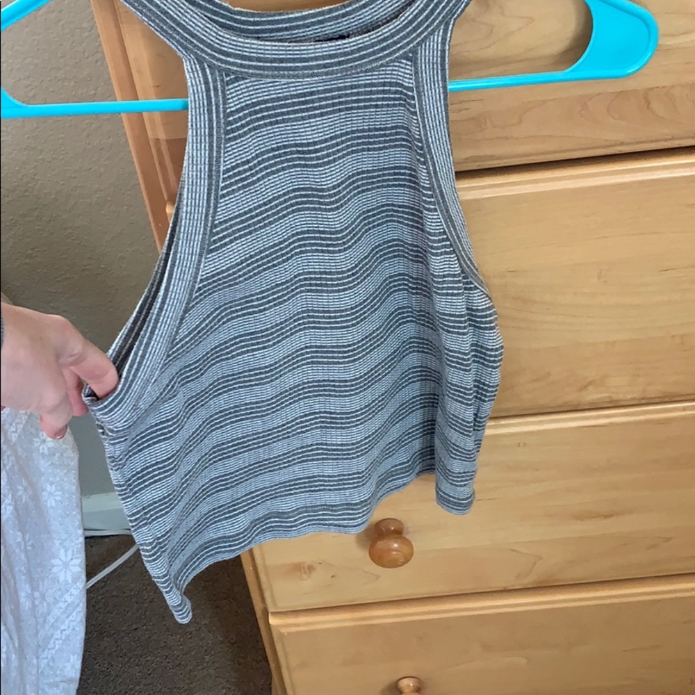Grey and white cotton on halter
